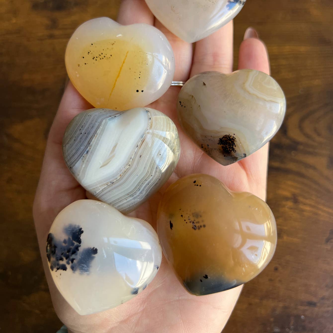 Mini Dendritic Agate Crystal Heart