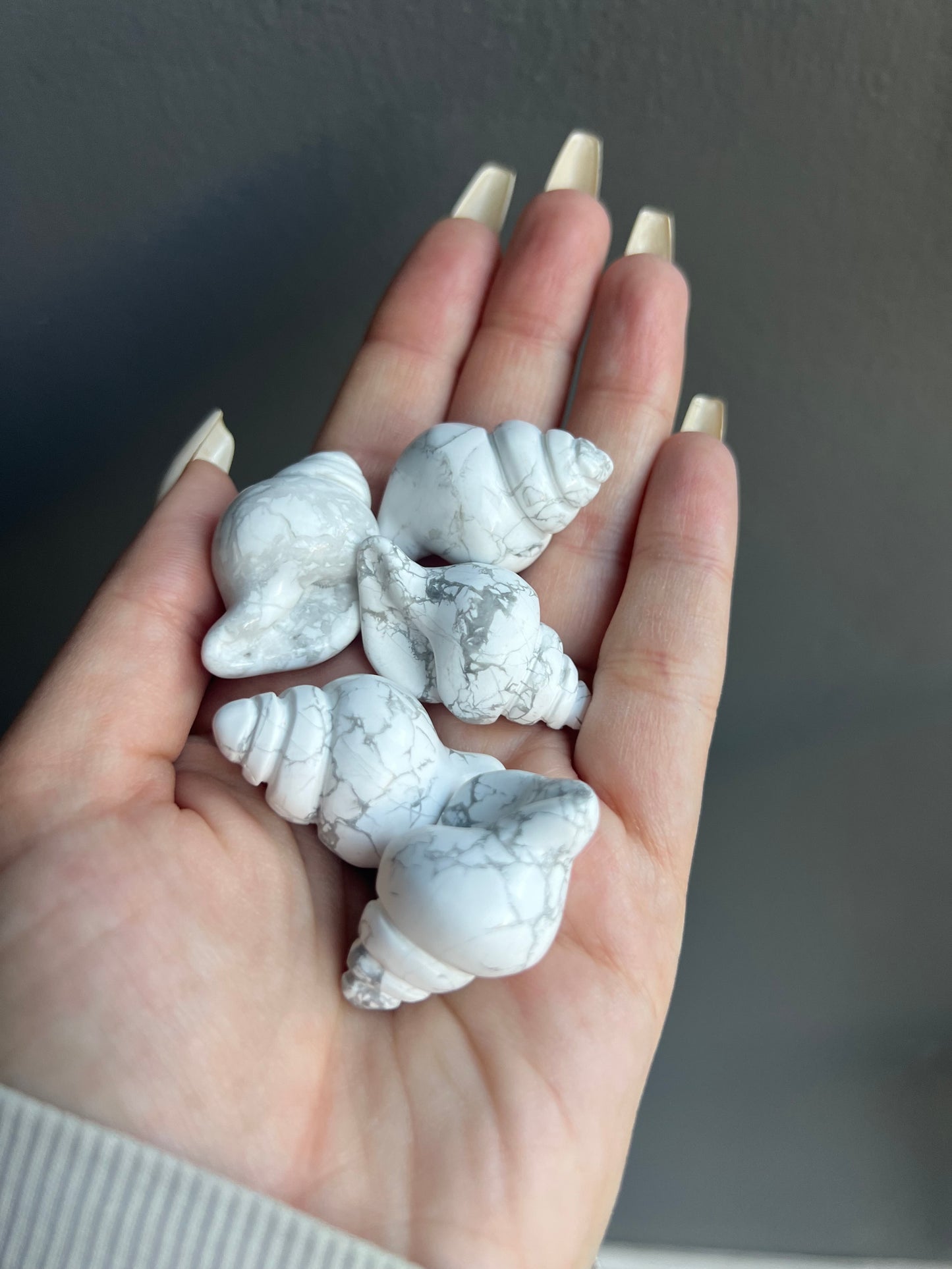 Sea Shell Crystal Carving