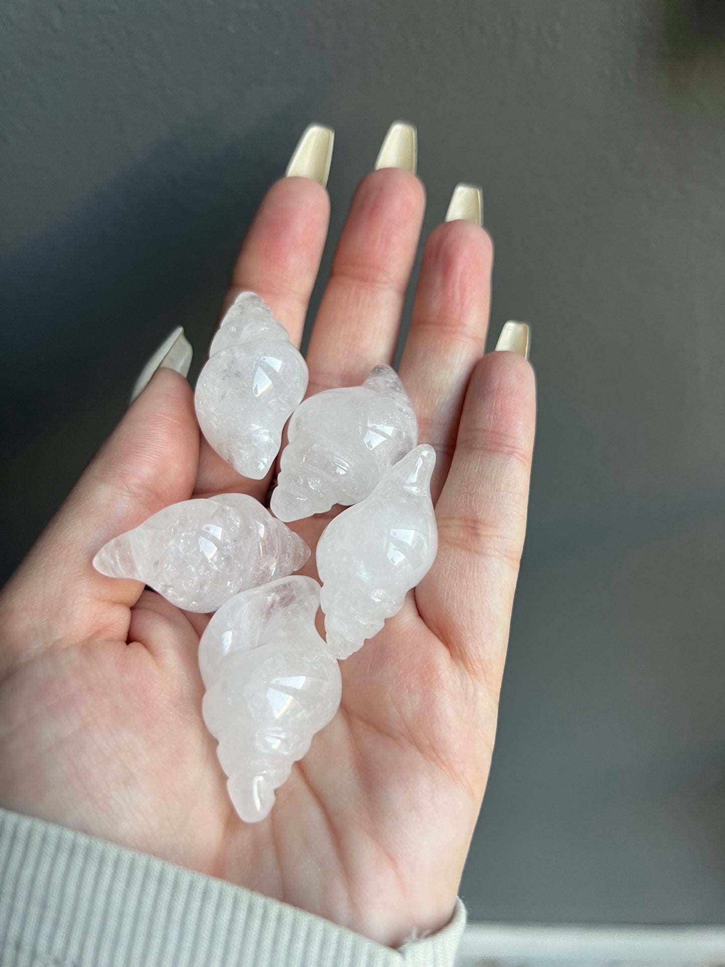 Sea Shell Crystal Carving