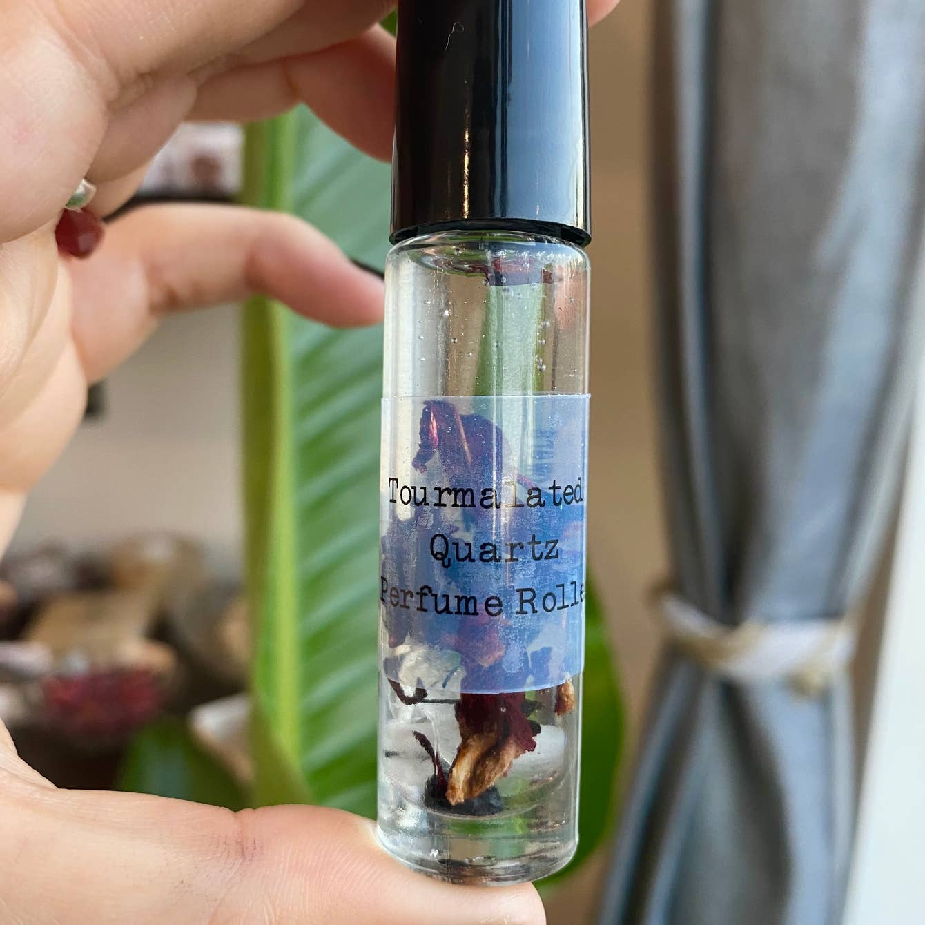 Tourmalated Quartz Crystal Perfume Roller