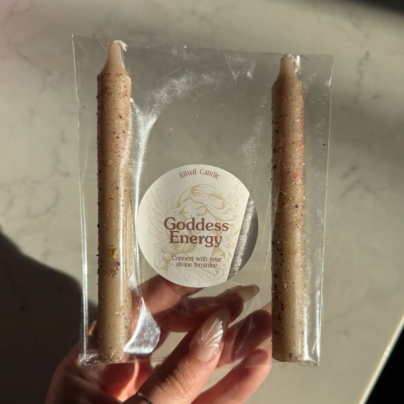 Goddess Energy Ritual Candle