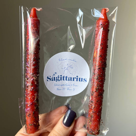 Sagittarius  Zodiac Ritual Candle