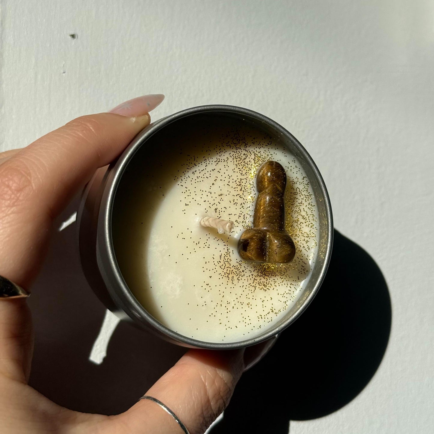 Funny Valentine’s Day Crystal Candle – 4 oz Soy Wax Gift Candle