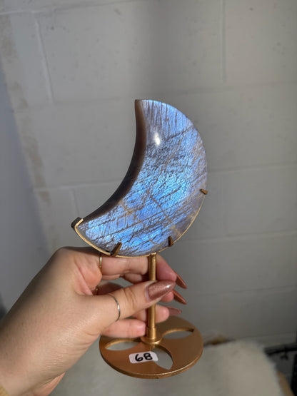 Moonstone Crescent on Stand