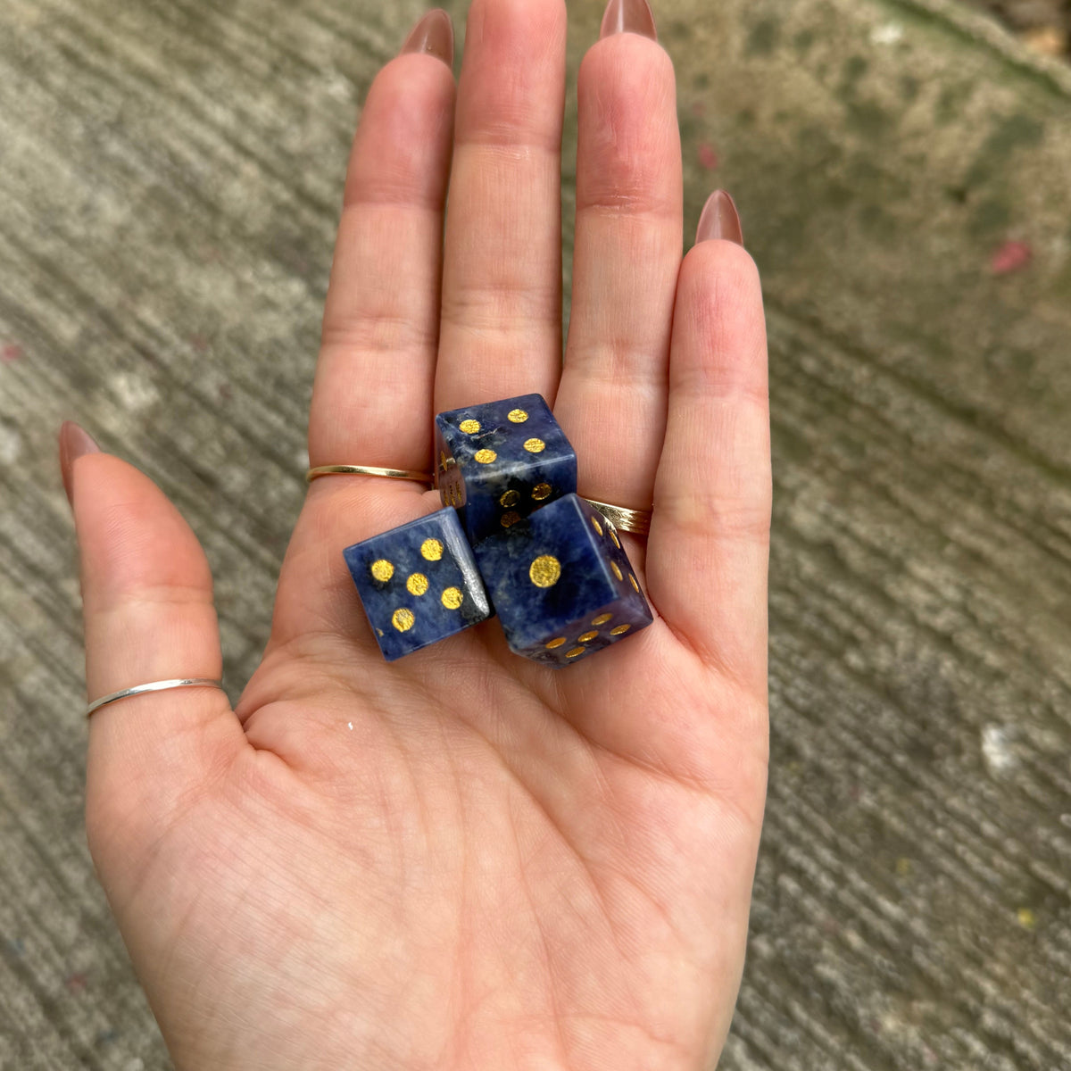 Crystal Dice Set of 2 - Pick Your Stone
