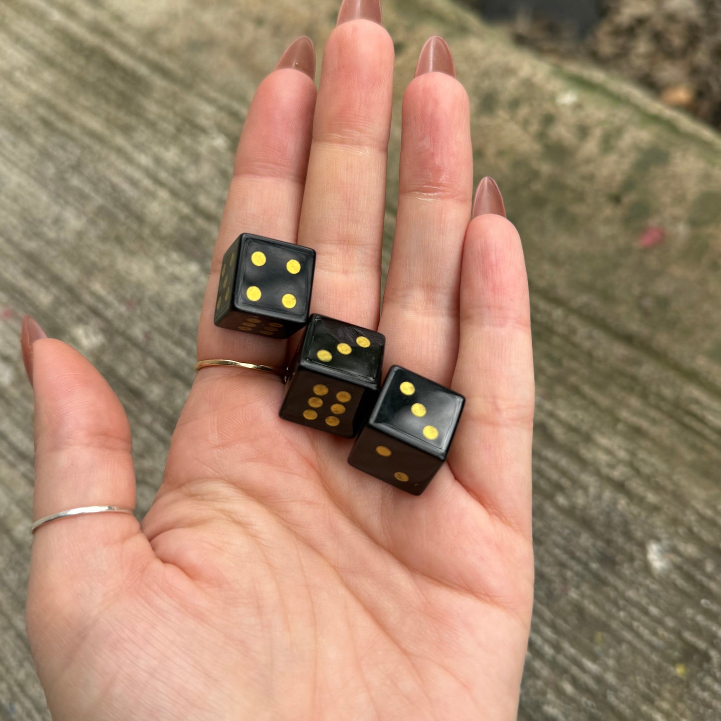 Crystal Dice — Mystery 2-Pack, Mystery 3-Pack, or Full 10-Stone Set