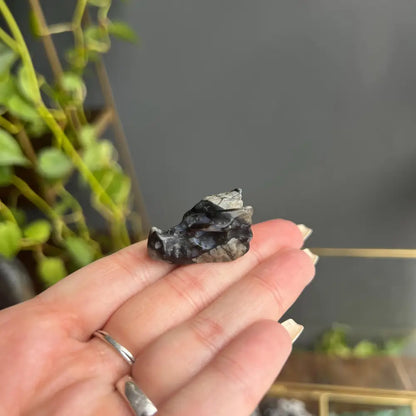 Black obsidian skull pendant for peace and spiritual calm