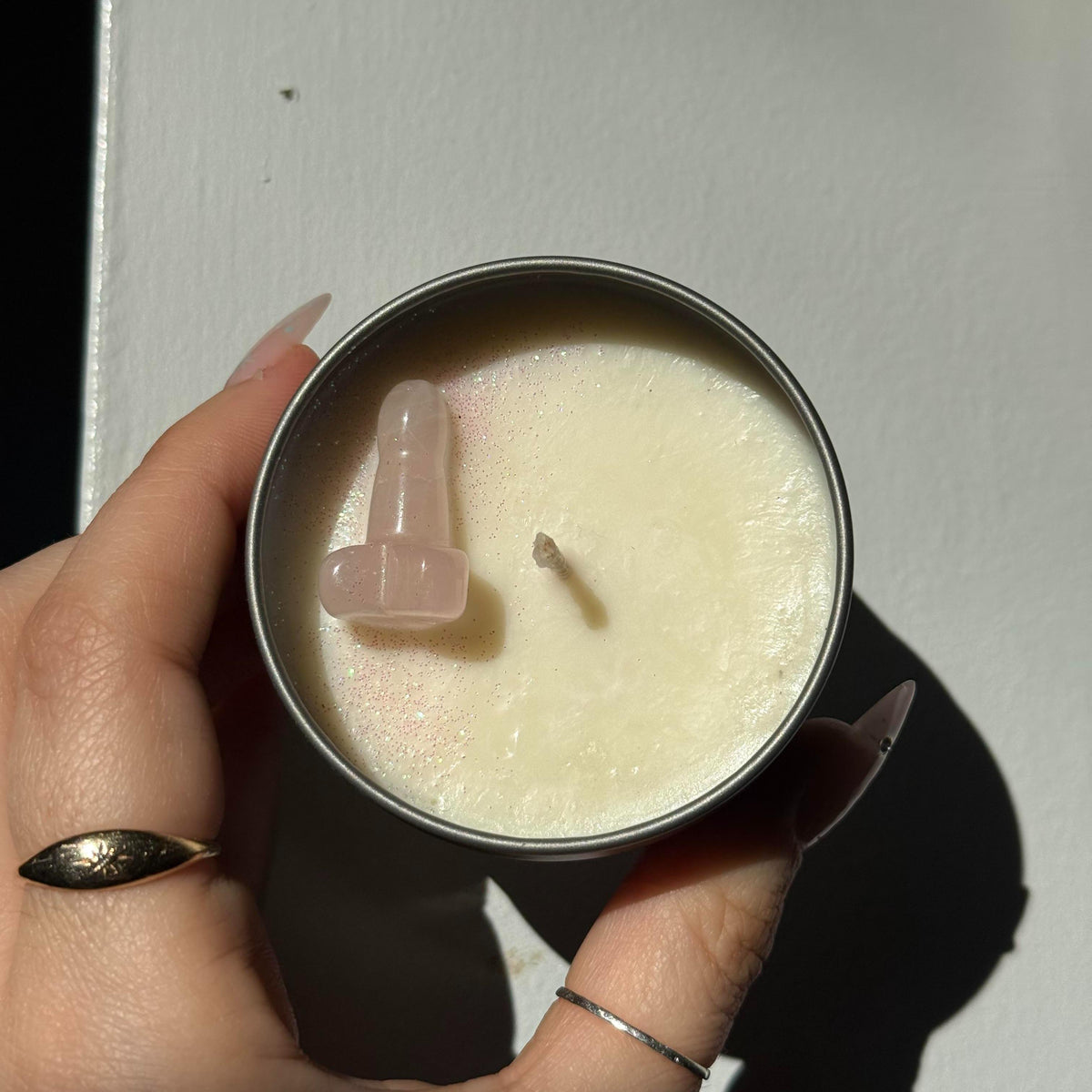 Funny Valentine’s Day Crystal Candle – 4 oz Soy Wax Candle
