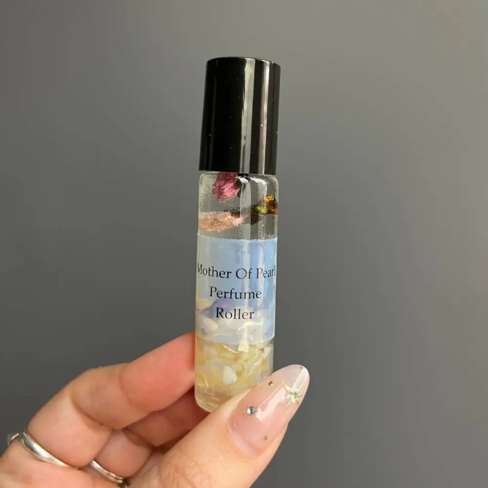 Mother of pearl perfume roller in 10ml travel size