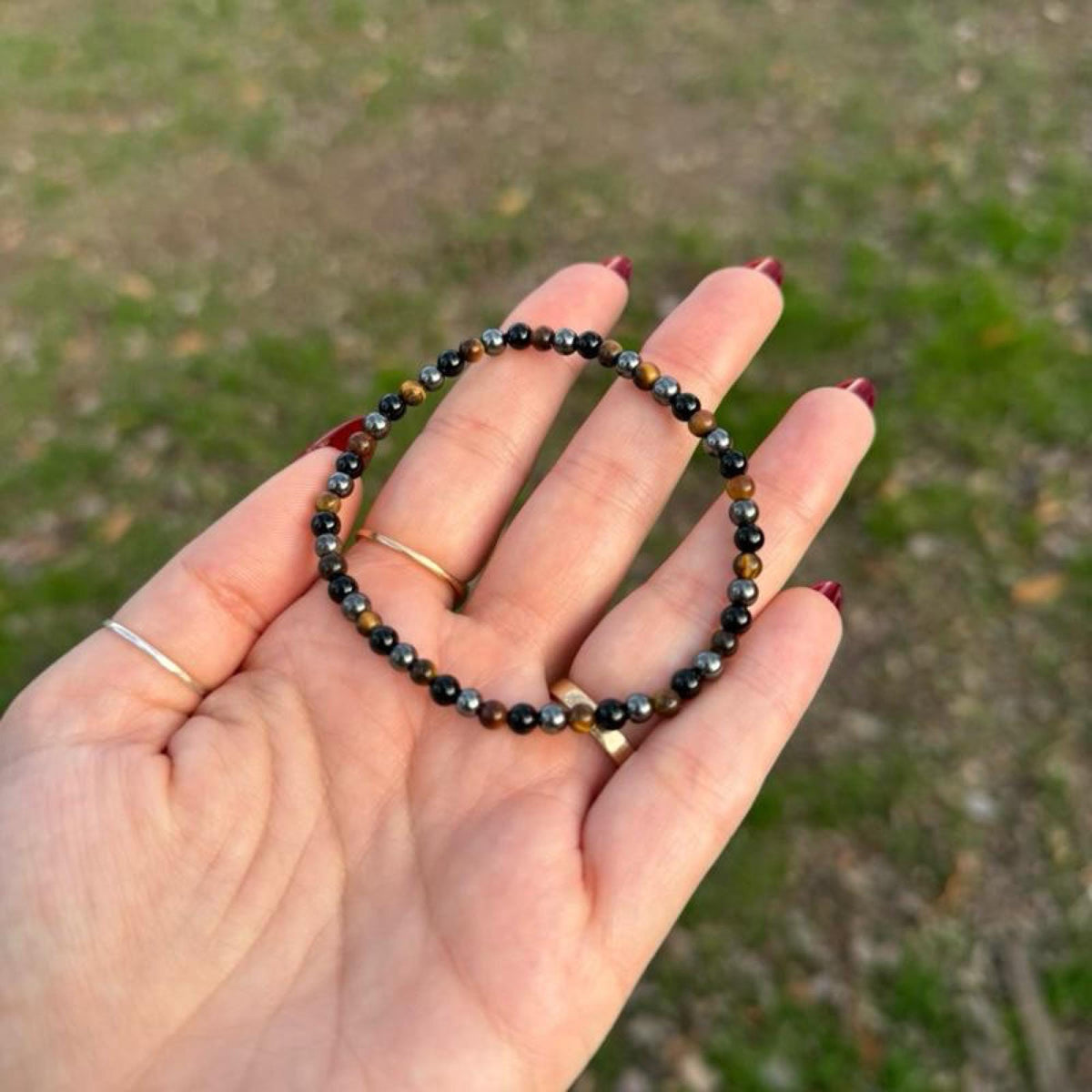 Protection Crystal Beaded Bracelet