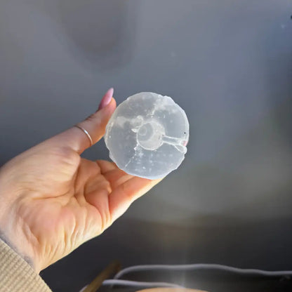 Clear silicone breast pump shield with flaps for easy breastfeeding