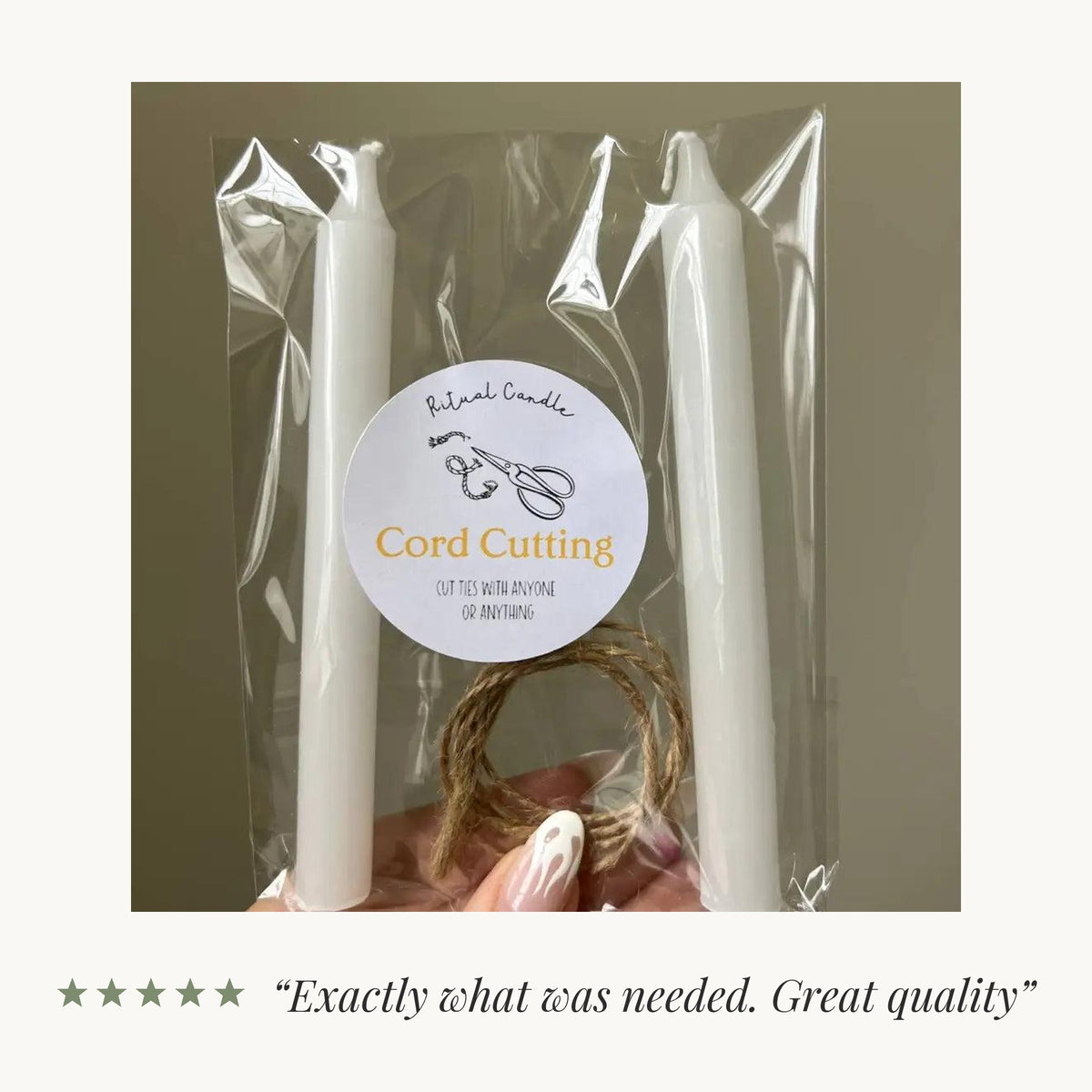 Five-star review from an Etsy buyer: “Exactly what was needed. Great quality”
